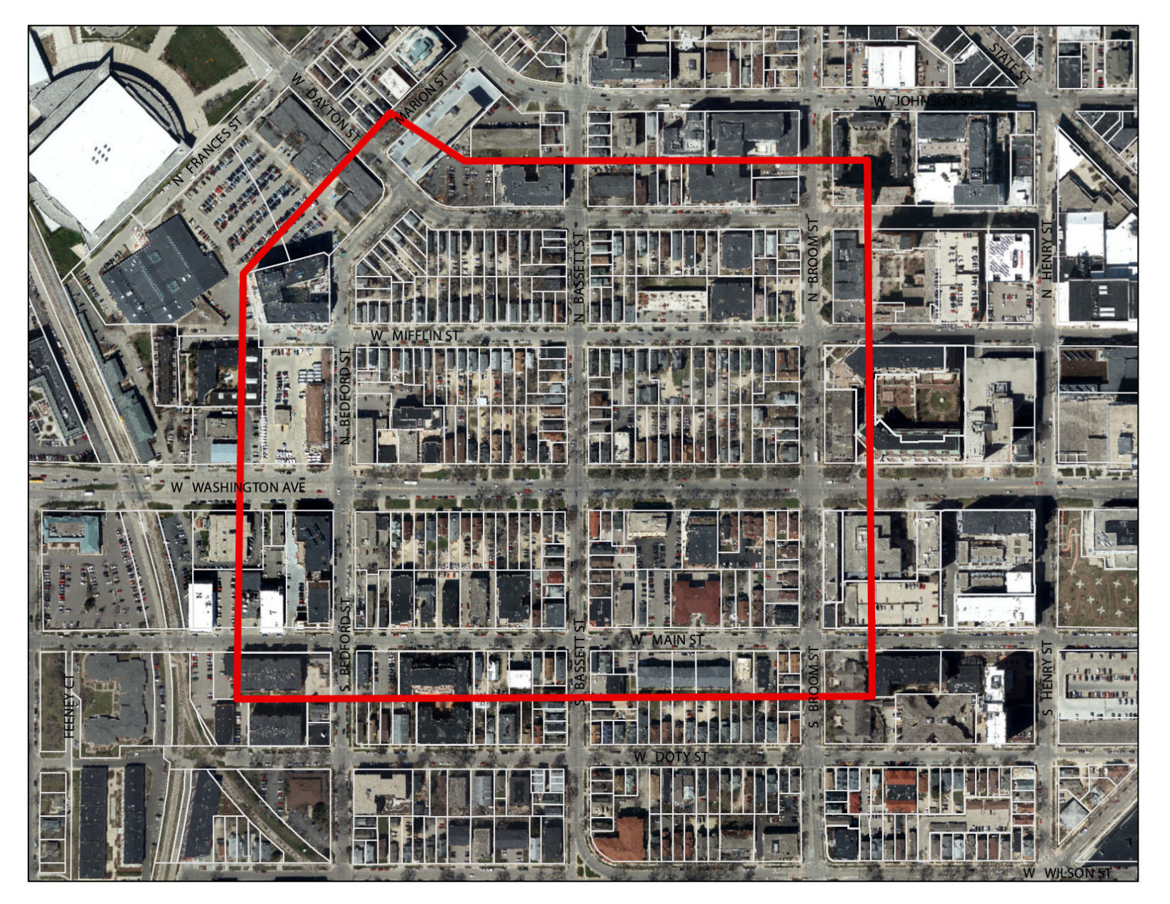West Mifflin / West Washington plan area aerial